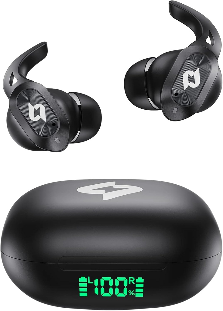 אוזניות אלחוטיות Bluetooth Earbuds with Wireless Charging Case