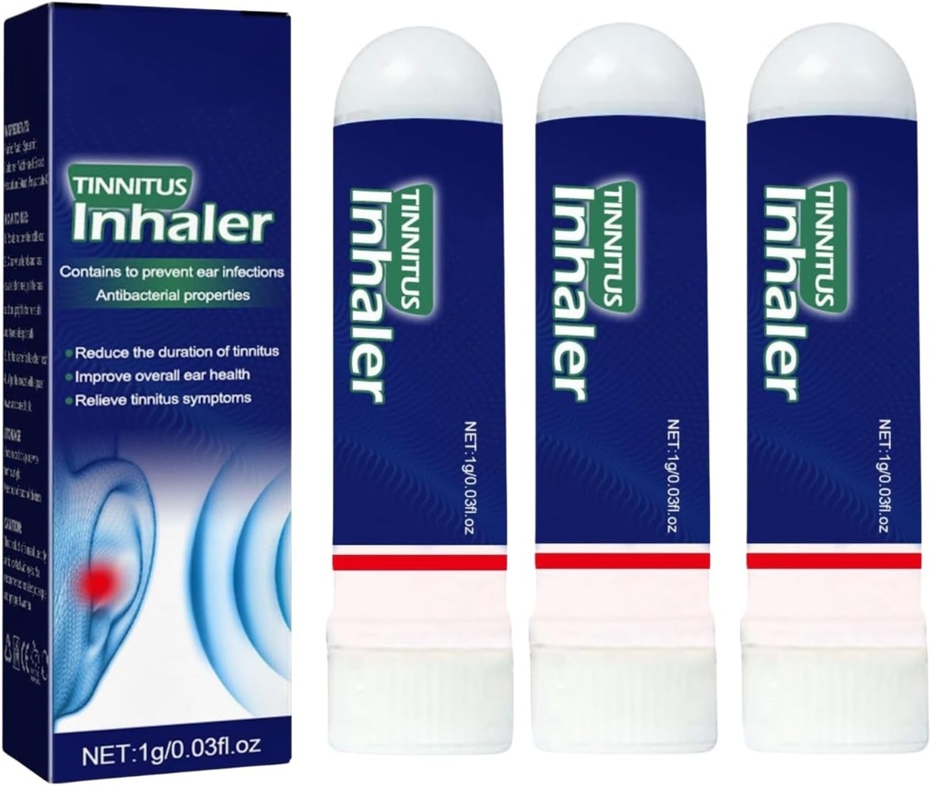 3Pcs Echo Ease Tinnitus Inhaler, Echo Ease for Ear Ringing, Echo Ease Nose Inhaler for Tinnitus,Tinnitus Inhaler