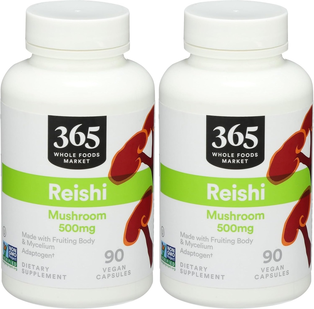 365 על ידי Whole Foods Market, Reishi, 90 Count (Pack of 2)