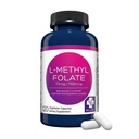 MD Life L-Methylfolate 7.5 מ"ג תוסף - Professional-Grade Active L Methylfolate תוסף - 120 קפסולות - L-Methylfolate 7.5 מ"ג - כוח מקסימלי MTHFR W / Essential Amino Acids