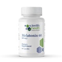 מלטונין 60 מ"ג | High Dosage Melatonin in Easy-to-Swallow קפסולות | טבעוני, Non-GMO & Gluten-Free | US-Made Extra Strength (Single)