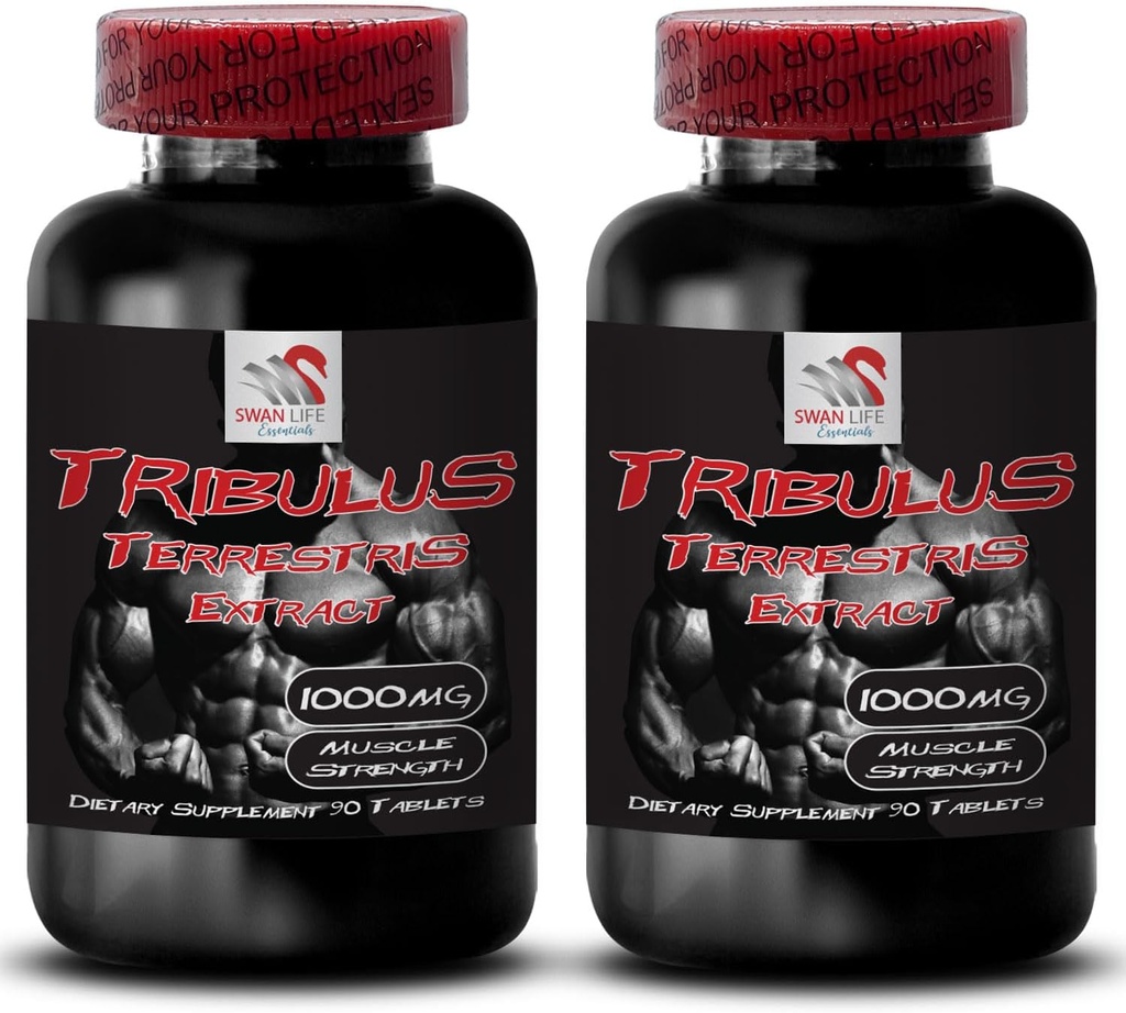 Natural Stamina Boost - TRIBULUS TERRESTRIS לחלץ - חיזוק ופעילות, אנרגיה אופטימיזציה פורמולה, כוח מבוסס צמחים, סביבת ביצועים גוף, Active Recovery, Energy Flow 2Bot 180Tabs