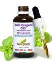 New Roots | Wild Oregano Oil טיפות עם 93% Carvacrol (1 fl oz) שמן אורגני של אורגאנו (R47 משרתים) | ריכוז גבוה יותר, Non-GMO, טבעוני, Gluten-Free-Free Freeten-Free FreeFree