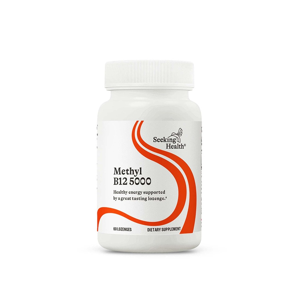 מחפש בריאות Methyl B12 5000, 5000 mcg B12 כמו Adenosylcobalamin ו Methyleobalamin, פורמולה פוטנט תומך במטבוליזם בריא, Methylation, בריאות קוגניטיבית, טבעוני וצמחוני (60 כיכרות)