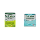 Dulcolax Stimulant Laxative Tablets (100 Count) Gentle Overnight Constipation הקלה, Bisacodyl 5mg & Stoolener Laxative Gel קפסולות (100ct) עבור Gentle הקלה, Docusate Sodium 100 מ"ג