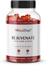 HealFast rejuvenate ויטמין ומינרל מסטיקמי תוסף - Collage Gumnmies + ויטמינים, ביוטין, ו- Zinc - Anti Aging Beauty & Skin תוספת קלינית-Studied & Physician פורמולה - 60 הרוזן הרוזן