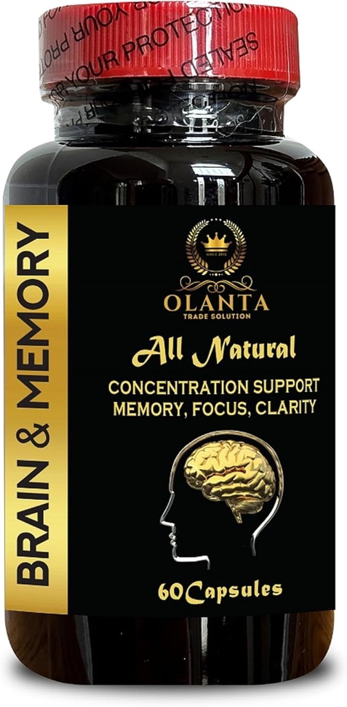 Mind Matrix PRO Formula - תמיכה קוגניטיבית, תמיכה באנרגיה, קלייריות, תוספי המוח לגברים ונשים, עם גינקו בילובה - 1 בקבוק 60 קפסולות