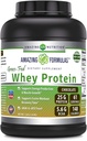 פורמולה מדהימה Grass-Fed Whey חלבון תוסף | שוקולד פלאמור | 25 G חלבון Per Serve | Non-GMO | Gluten-Free | Made in USA