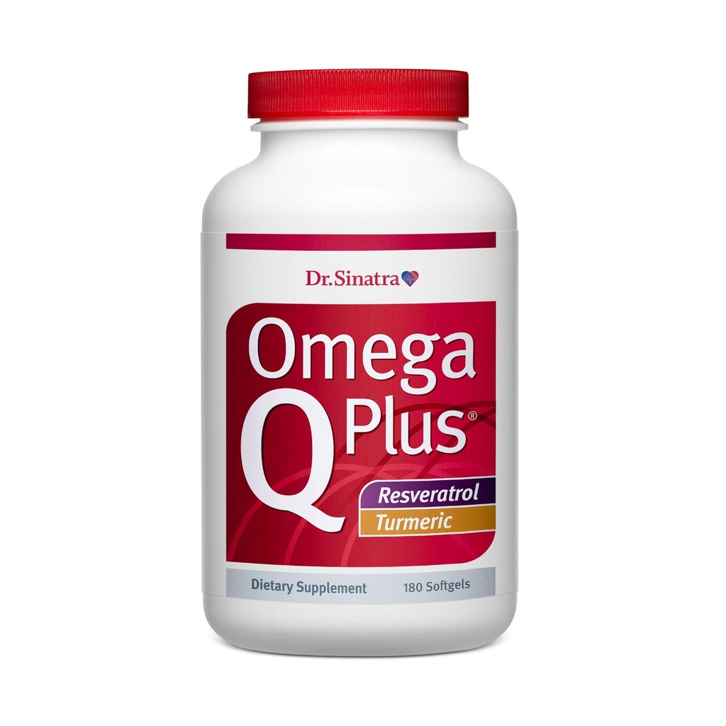 ד"ר סינטרה אומגה Q Plus Resveratrol ו Turmeric - אומגה 3 תוספת עם תמיכה CoQ10 עבור זרימת דם בריאה ותגובה דלקתית בריאה (90 יום אספקה)