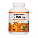 גורמים טבעיים, ילדים Chewable ויטמין C 500 מ"ג, תומכים בבריאות החיסון, עצמות, שיניים וחניכיים, Tangy Orange, 180 Count (Pack of 1)