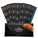 Live Beared Beard Oil ו Butter Grooming Kit עם Comb, בונוס מתנה - All-Natural Ingredients Shea, Argan, Jo Joba - תמיכה צמיחה - Made in the USA