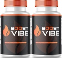 SעיתונותO (2 Pack) Boost Vibe כמוסות, רשמי Boost Vibe קפסולות, All Natural Boost Vibe כמוסות, Premium Boost Vibe לתמיכה בבריאות גברית ובריאות, Premium Boost Vibe (120 קפסולות)