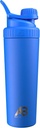 AeroBottle Cryo Shaker Cup, Insulated Stainless Steel Water Bottle וחלבון Shaker, Mixes חלבונים ו-Pre Workout With Turbulent Mixing Technology, No Balaing Ball או Wisk, 26oz, Artic Sea Blue Blue
