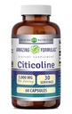 פורמולה מדהימה Citicoline תוסף | 1000 Mg Per Serve | קפסולות | Non-GMO | Gluten-Free | Made in USA (1 Pack, 60 Count)