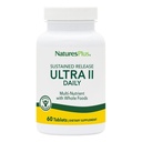 NaturesPlus Ultra II Daily - 60 טבליות - Multivitamin with Whole Foods for Total Well-Being - Supports Energy & Immune Health - Sustained Release - 60 משרתים