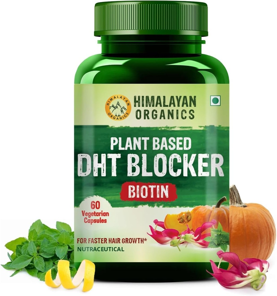 Generic Plant- Based DHT בלוק עם טובתו של Nettle Leaves | For Men and Women - 60 Veg כמוסות