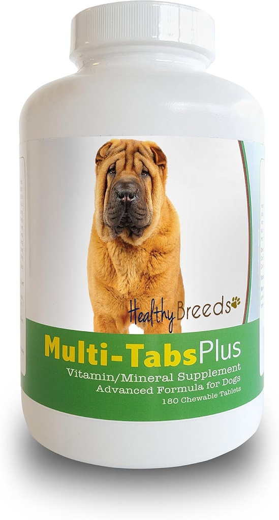 בריאות Breeds סיני Shar Pei Multi-Tabs Plus Chewable Tablets 180