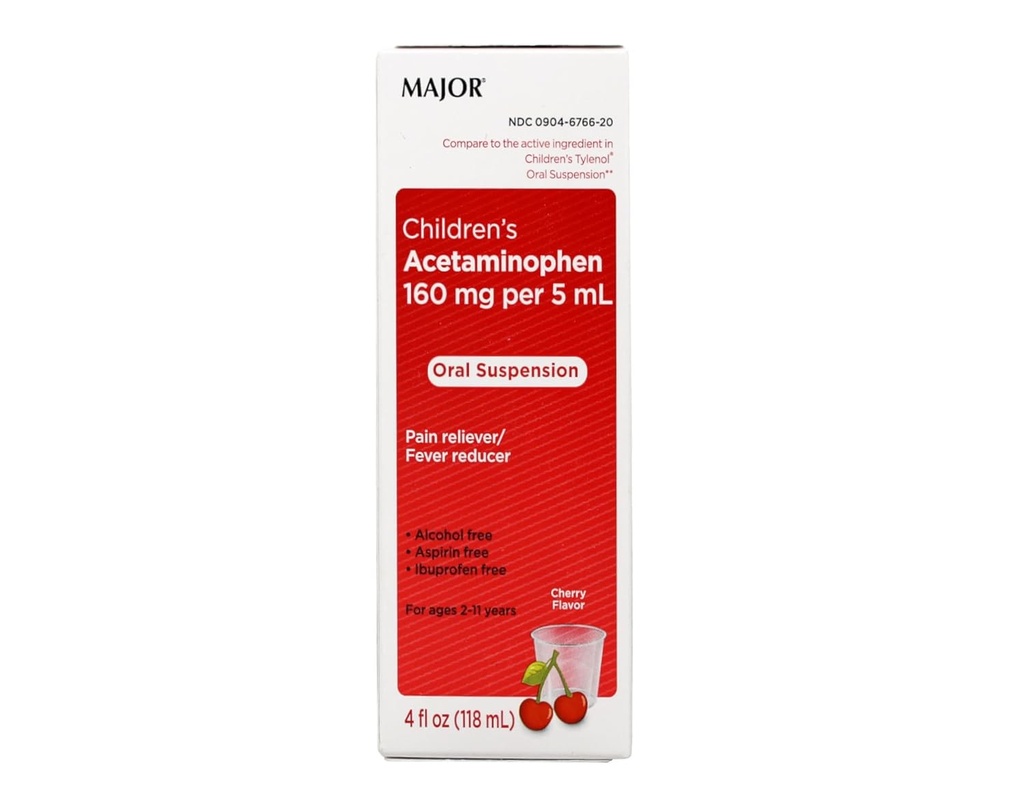 Acetaminophen Cherry 4 Ounce