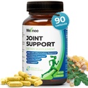 Wellnee Joint Support Supplement - Glucosamine Chondroitin MSM, Boswellia & Turmeric - Relieves Joint Discomfort & Supports Flexibility - תמיכה משותפת של Wellknee - 90 קפסולות, 30 משרתים