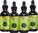 Go Foodsents Digest & Detox Bundle - נוזל Chlorophyll, Liver Edge, Intestinal Edge, Turmeric Ease - תמיכה ניקוי, עיכול, בריאות Liver והגנת הגוף, Revitalize Skin & Vitality