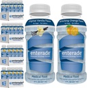 Enterade AO 48 בקבוקי אורנג' ו- Vanilla Bundle, במיוחד פורמולה כדי להפחית את השפעות הטיפול GI Side Effects, 8oz Orange (2 Packs of 12) + 8oz vanilla (2 Packs of 12)