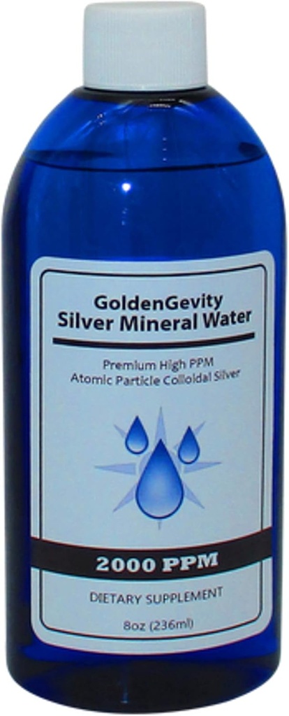 2000 PPM Bioactive Atomic Colloidal Silver, 8 oz