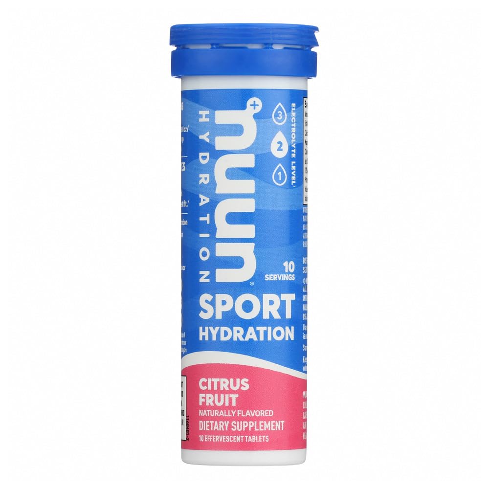 Nuun Active Citrus Fruit Tablets (6-Pack של 10)
