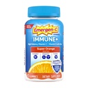 מתפתח-C Immune+ Triple Action Immune Support Gummies, BetaVia (R), 1000 מ"ג ויטמין C, ויטמין B, ויטמין D ואנטיoxidants, Super Orange - 45 Count Count Count