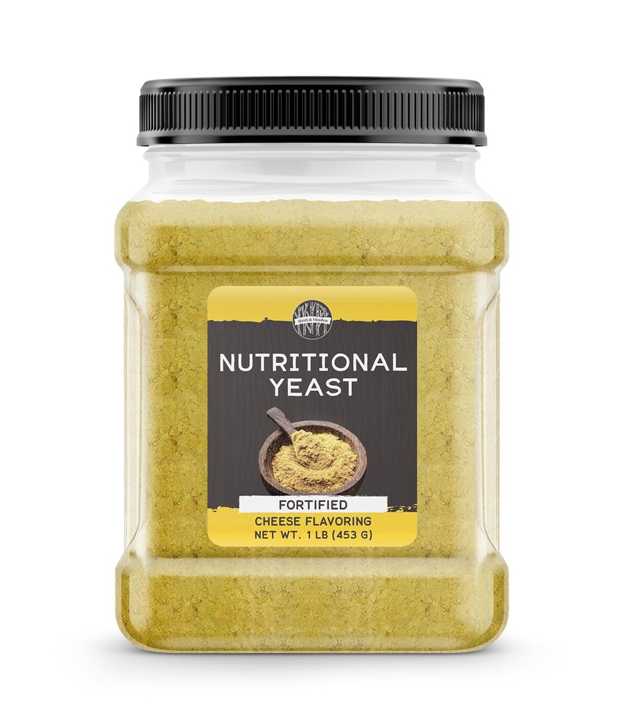 Birch & Meadow 1 lb of Nutritional Yeast, פופקורן, יומי נוך