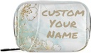 תיבת גלולת גלולות 7 Day Pill Case Bag Golden Flowersized Name Travel Pill מארגנת Bag עם Zipper Portable Weekly Case Size קומפקטי עבור תוסף ויטמין Holder