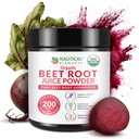אבקת Beet Juice אורגני - Cold Pressed - 20:1 Concentrate - ריכוז אבקת שורש באט - Nitric Oxide - תמיכה ב Circulation - 57 משרתות של תוסף Beet Root - 7oz