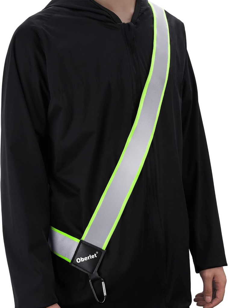 ריצה רפלקטיבית | Reflective Sash for Walking at Night | High Visibility Reflective Sash