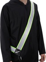 ריצה רפלקטיבית | Reflective Sash for Walking at Night | High Visibility Reflective Sash