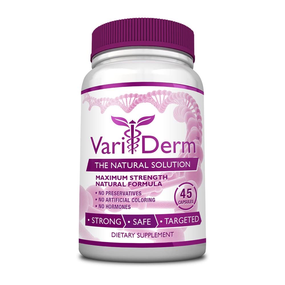 Varicose & Spider Vein תוסף - Witch Hazel, Citrus Bioflavonoids - טבעוני 45 קפסולות - 1 בקבוק