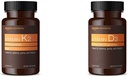 ויטמין K2 (100 mcg, 65 קפסולות) ווויטמין D3 (5000 IU, 180 Softgels)