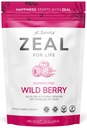 זורוויטה - Zeal for Life 30Day Wellness Bag - Wild Berry (Guarana Free) - תוספת תזונתית ל Vitality, Immunity, and Wellness - 420 גרמים