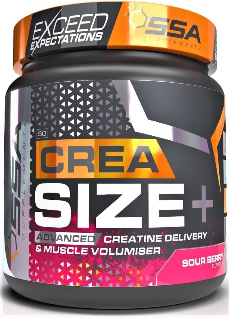 SSA Creatine Monohydrate אבקת עם D-Ribose עבור שריר מקבל ו Volumization, התאוששות שרירים מהירה | Pure Micronized Creatine | זמן לשחרר בלגן | 1.2lb (Melon Candy)