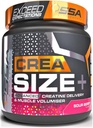 SSA Creatine Monohydrate אבקת עם D-Ribose עבור שריר מקבל ו Volumization, התאוששות שרירים מהירה | Pure Micronized Creatine | זמן לשחרר בלגן | 1.2lb (Melon Candy)