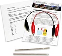 cooidal Silver Generator Wire 99.99% טהור 12-Gauge (0.08 ב./2.06 מ"מ) סט של (2) 4Inch Rods + Mini /Travel Generator - כולל Wires + הוראות שלמות