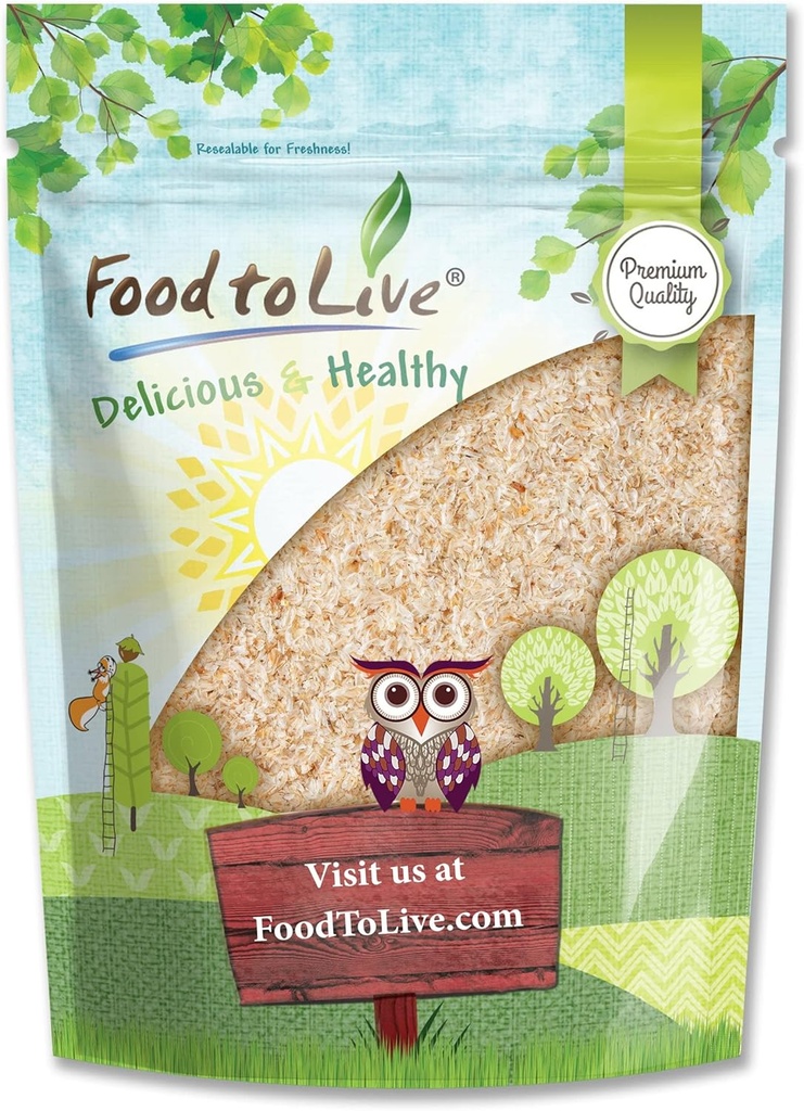 מזון לחיות - שלם Psyllium Husks, 6 Ounces - טהור Psyllium Husk Flakes, Unflavored, Keto, Vegan, Bulk. מקור גדול של Soluble, Insoluble סיבים. הולך נהדר עם מים, Smoothies, Juice