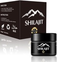 Shilajit Resin עם Fulvic Acid & Trace מינרלים, המקורי סיביר טהור Shilajit עם 85+ Hic Acid, תמיכה metabolism & Immune System - 100 משרת / 1.7 Oz