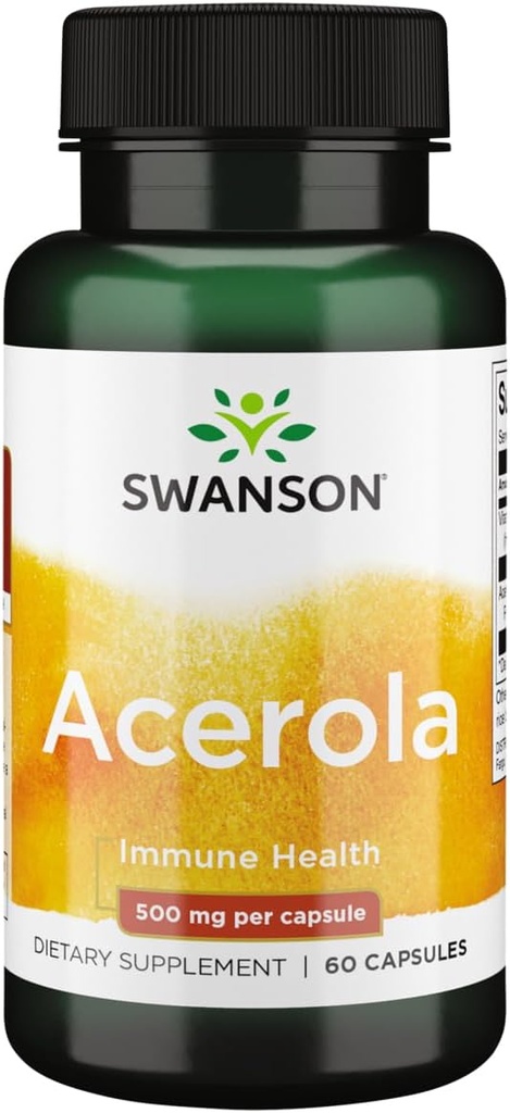 סוונסון Acerola 500 מיליגרם 60 קפסולות
