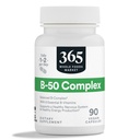 365 על ידי Whole Foods Market, ויטמין B-50 Complex, טבעוני, 90 קפסולות