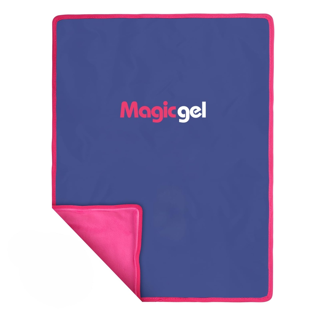 Magic Gel Ice Packs for Injuries Reusable (15" x 11) - חבילת קרח גדולה - Cold Cooling Pad - Gel Pack for Shoulder, Back, Hip, Knee, Leg, Back Lower Back
