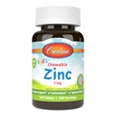 Carlson - Kid's Chewable Zinc, 5 מ"ג, תמיכה בריאות, תערובת טבעית ברי פלאפור, 160 טבליות