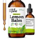 Wild & אורגני לימון Balm טיפות - מרגיע לימון Balm Leaf תוספת - Calming Melissa Officinalis Tincture - טבעוני, סוכר ואלכוהול חינם - 2 oz oz