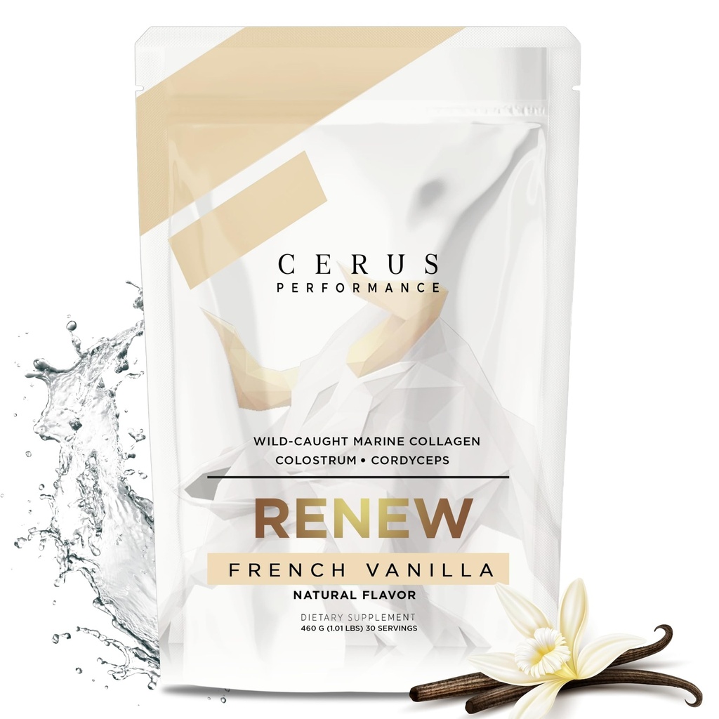Cerus Performance Renew Premium אתלטיקה - ביצועים משופרים, Boost Recovery, תמיכה בבריאות משותפת & Stamina - אידיאלי עבור ספורטאים ומאמן כוח, 30 משרתים