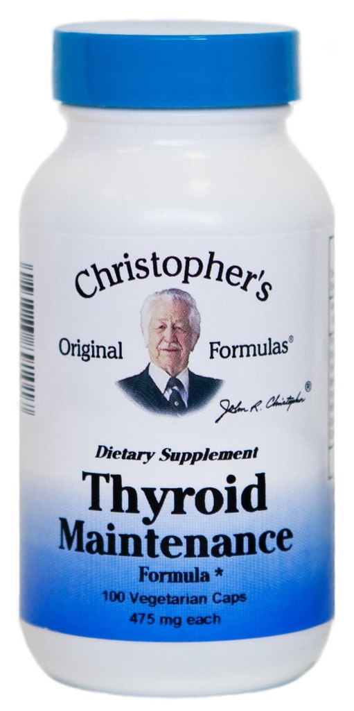 בסביבה הקרובה של Christopher's Thyroid Maintenanceסגסוגת פורמולה 100 Count