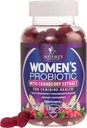 פרוביוטיקה עבור נשים חניכיים עם Cranberry - 6 Premium סטרינס עבור PH Balance, בריאות העיכול, Vaginal & Immune תמיכה, 3 מיליארד CFU, חניכיים פרוביוטית של נשים לבריאות Feminine - 120 מסטיקנים