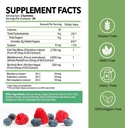 Sea Mosss Gummies with Bladderwrack ו Burdock Root | Wild Built Irish Sea Moss for Immune, Thyroid Support | 100% תוספי תזונה טבעונית | Non-GMO, Gluten-Free, Milk-Free | 60 מסטיקנים